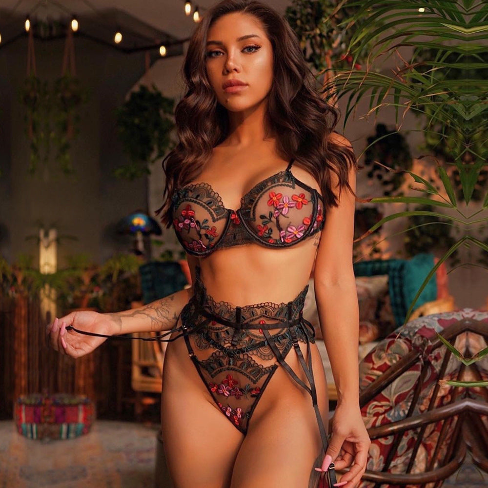 Women's Three Piece Lingerie Set